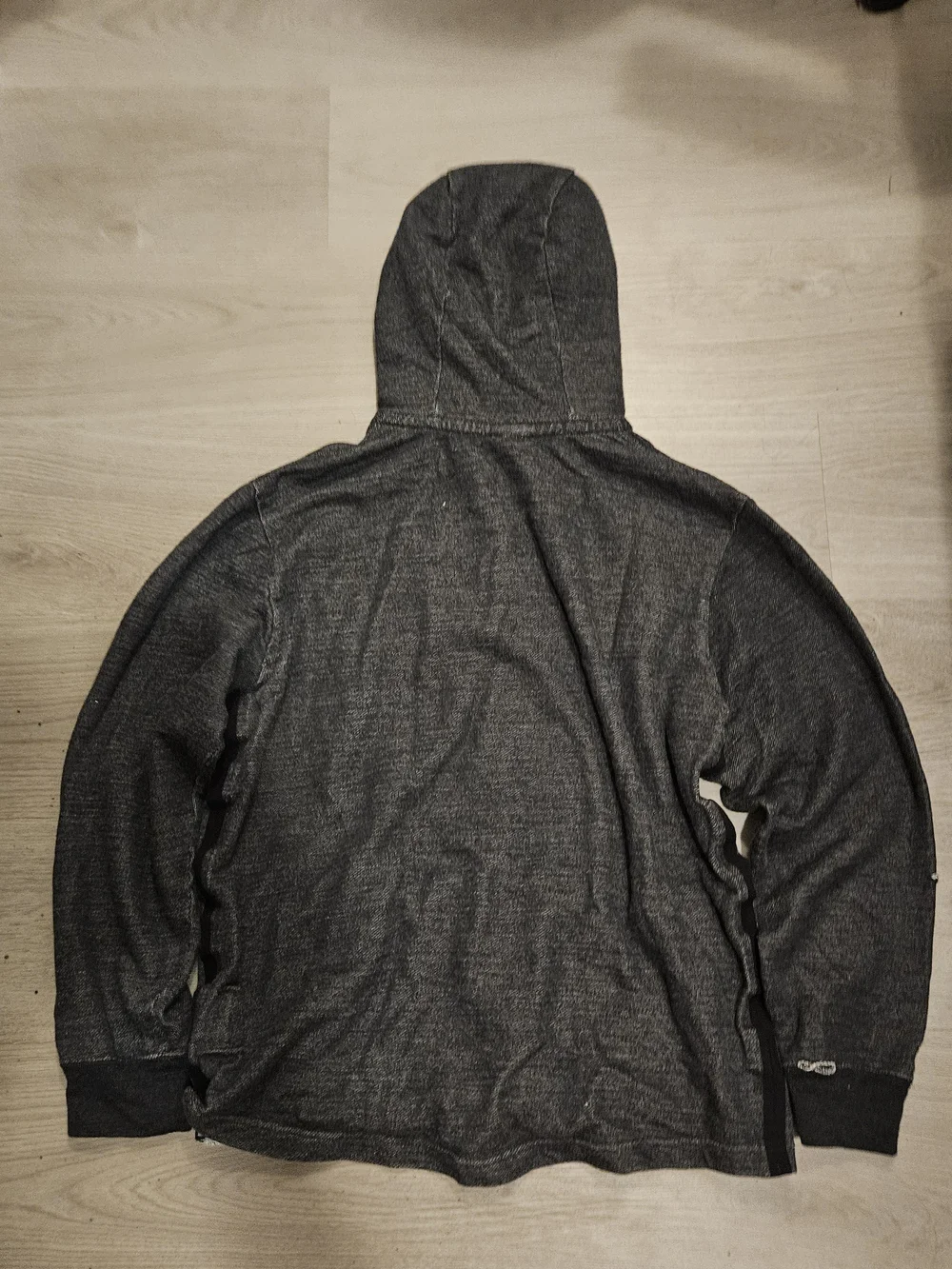 Nike Men's Charcoal Gray Full-Zip Hoodie Sweater